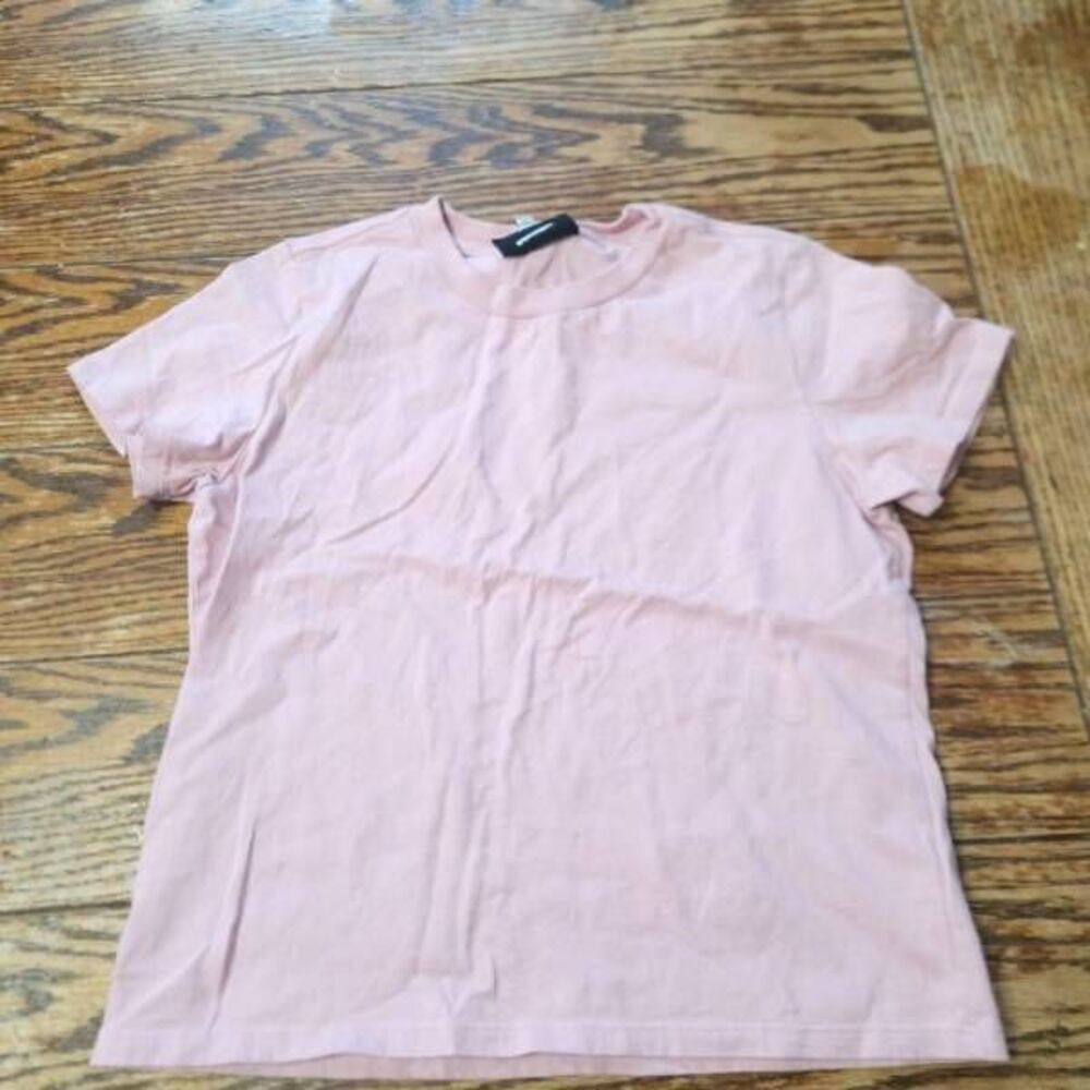 Reformation Classic Crew Tee in pink sz Small